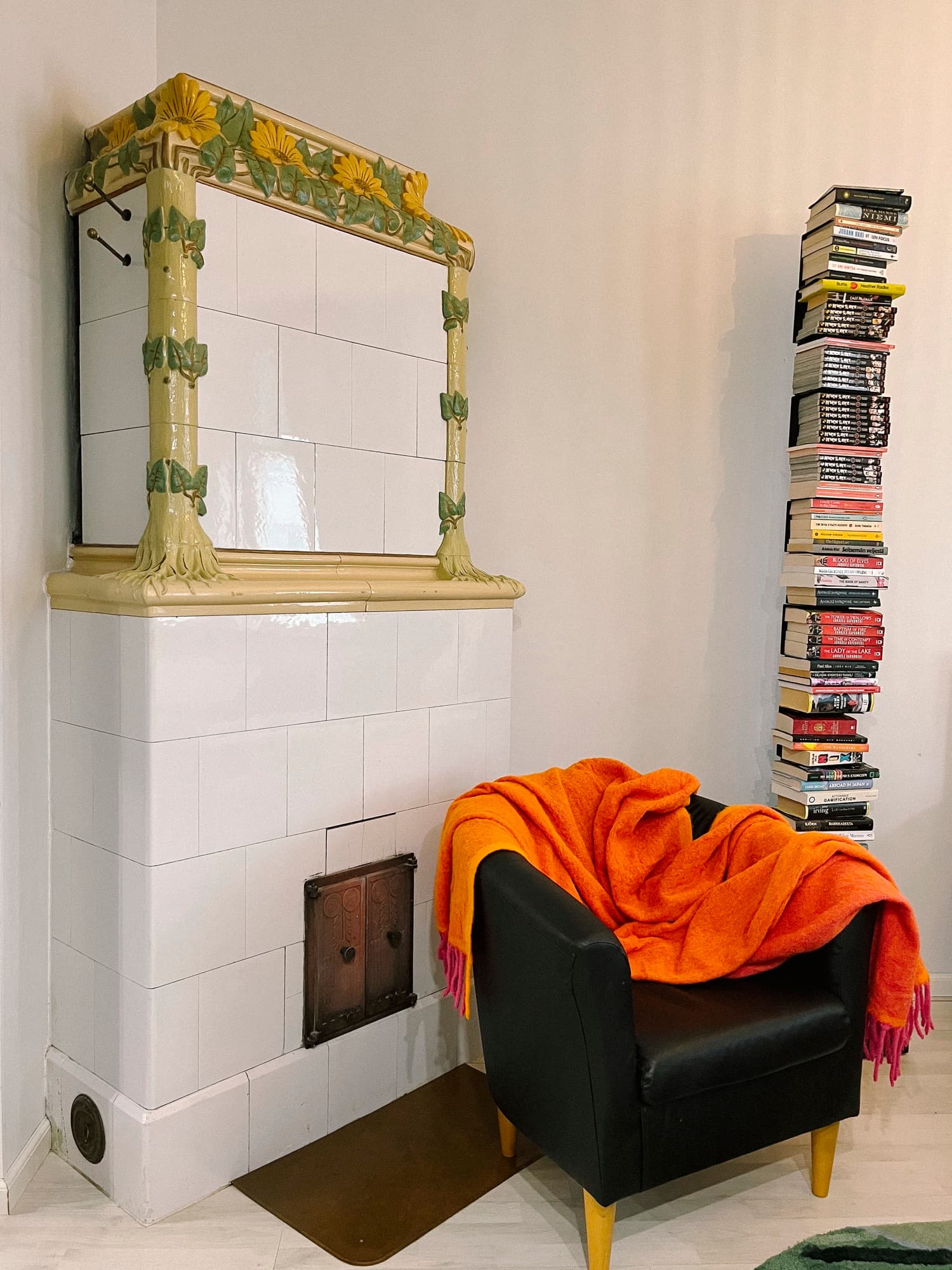 Reading nook by the window